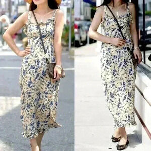 Anthropologie Moulinette Soeurs Silk Maxi Dress